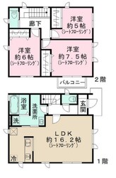 駒木台戸建賃貸の物件間取画像